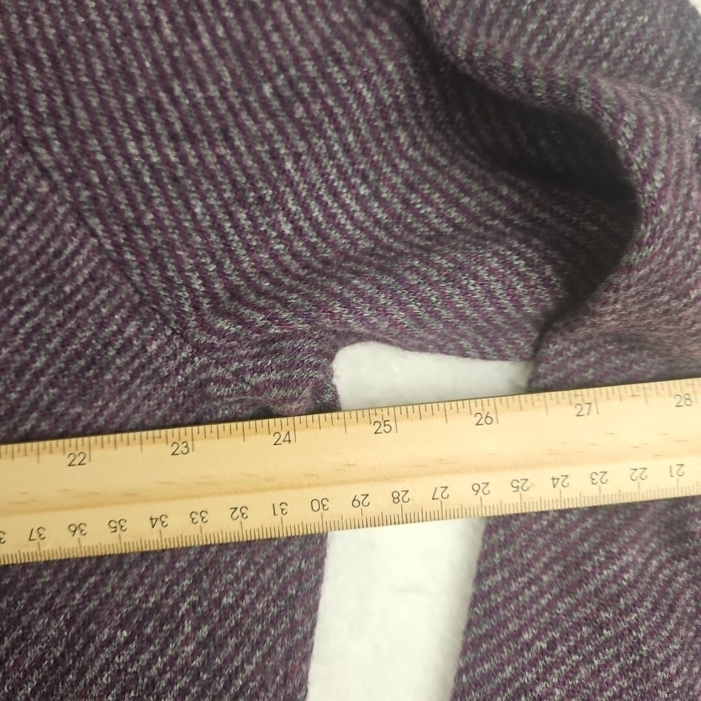 Alex Cannon Fine Lamb/Cashmere Wool Sweater Mens XL Lavender 1/4 Zip Luxury - Picture 5 of 8